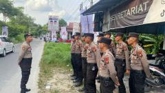 180 Personel Subsatgas Objek Kegiatan OMP-LK 2024 Lakukan Pengamanan Kampanye